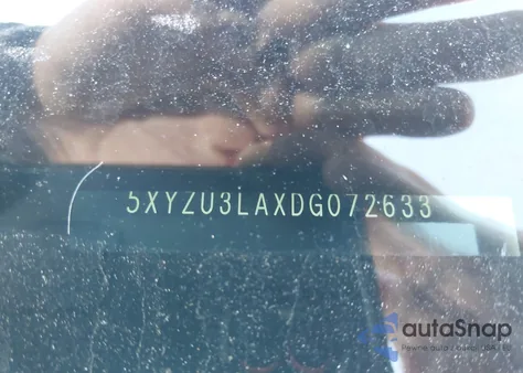 2013 Hyundai Santa Fe Sport 2.0T z USA, uszkodzony, nr VIN 5XYZU3LAXDG072633